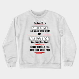 Save Relationship Crewneck Sweatshirt